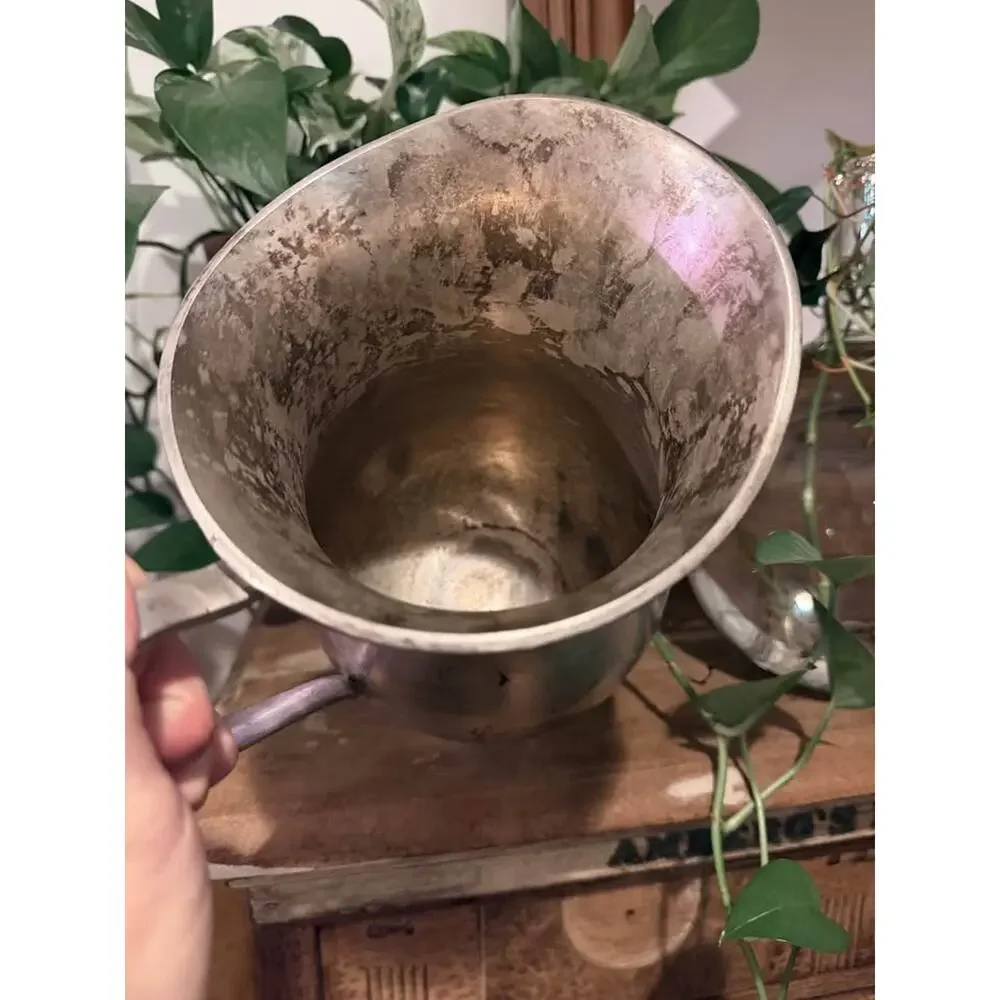 Pottery Barn Large Silver Plate 